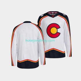 Pánské Hokejový Dres Colorado Avalanche Blank Adidas 2022-2023 Reverse Retro Bílý Authentic